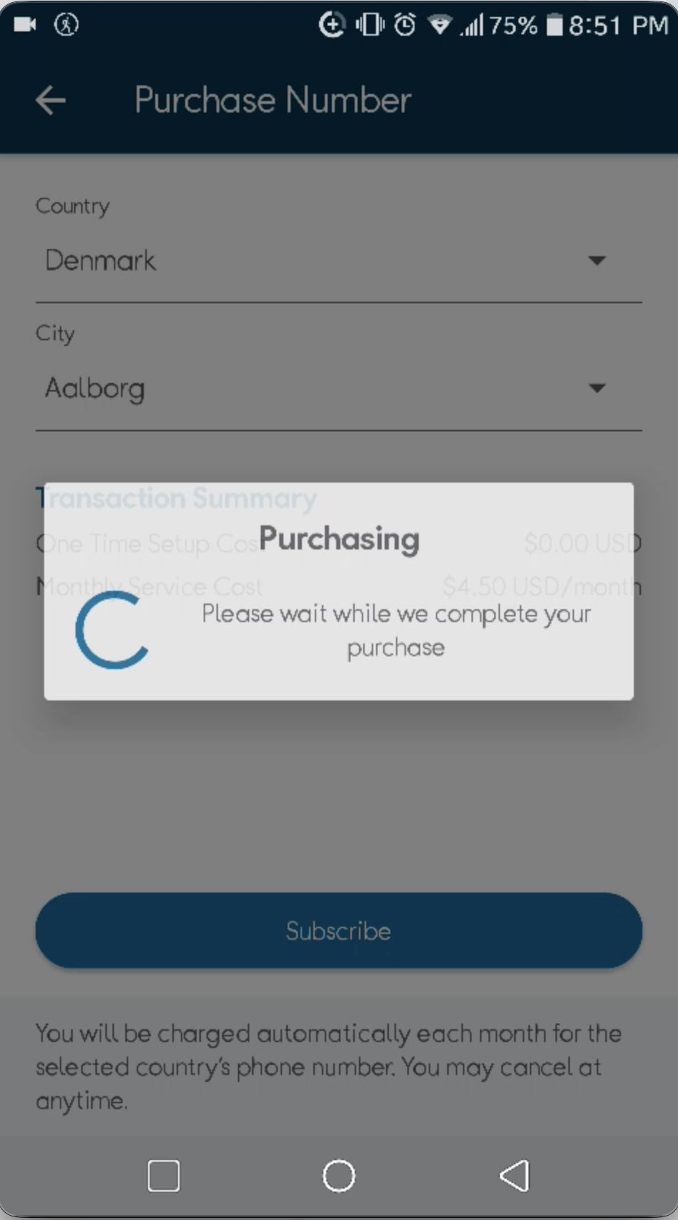 The purchasing state